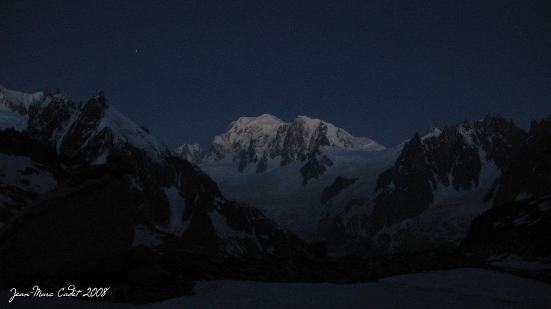 Le Mont Blanc se réveille