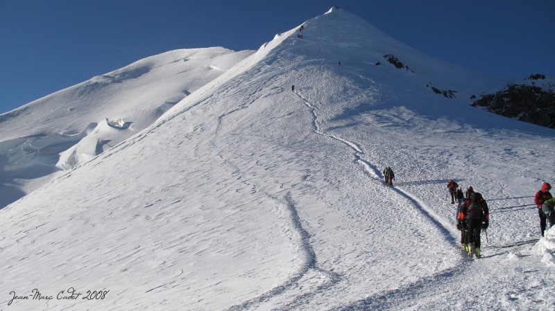 la Grande Bosse avant le sommet