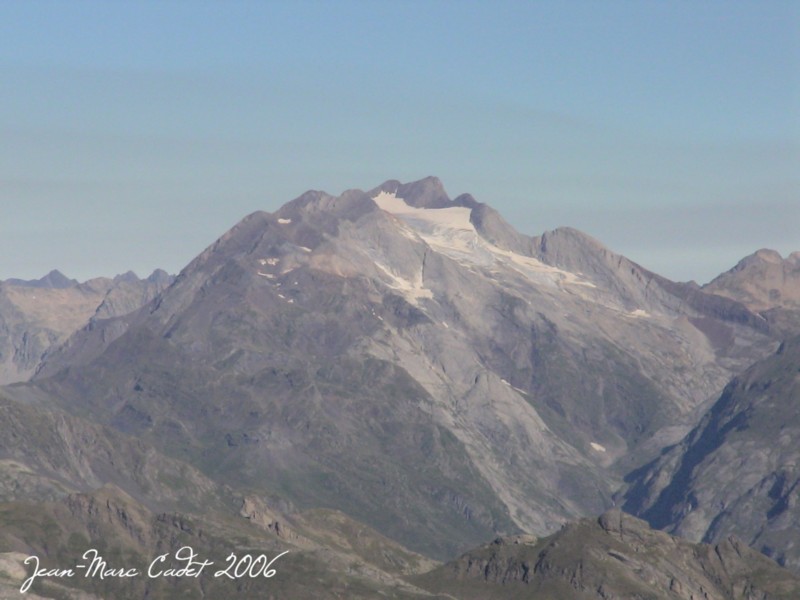 Le Vignemale depuis la NO du Petit Astazou (Hautes Pyrénées)