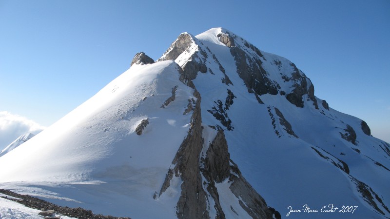 Le Mt Perdu depuis le Col du Cylindre