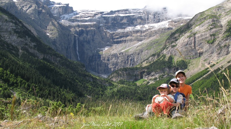 En famille à Gavarnie
