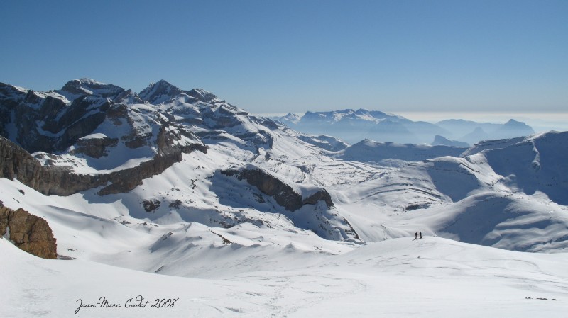 En descendant du Taillon (Aragon)